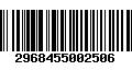 Código de Barras 2968455002506