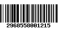 Código de Barras 2968558001215