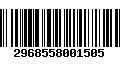 Código de Barras 2968558001505