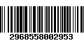 Código de Barras 2968558002953