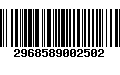 Código de Barras 2968589002502