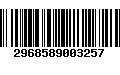 Código de Barras 2968589003257