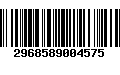 Código de Barras 2968589004575