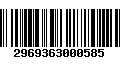 Código de Barras 2969363000585