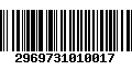 Código de Barras 2969731010017