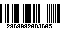 Código de Barras 2969992003605