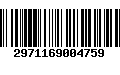 Código de Barras 2971169004759