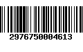 Código de Barras 2976750004613