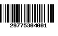 Código de Barras 29775304001