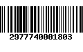 Código de Barras 2977740001803