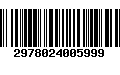 Código de Barras 2978024005999