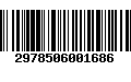 Código de Barras 2978506001686