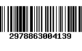 Código de Barras 2978863004139