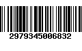 Código de Barras 2979345006832