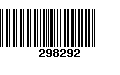 Código de Barras 298292