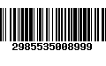 Código de Barras 2985535008999