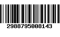 Código de Barras 2988795008143