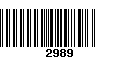 Código de Barras 2989