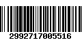 Código de Barras 2992717005516