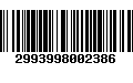 Código de Barras 2993998002386