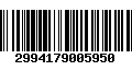 Código de Barras 2994179005950