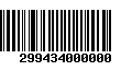 Código de Barras 299434000000