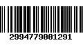 Código de Barras 2994779001291