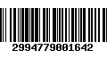 Código de Barras 2994779001642