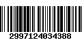 Código de Barras 2997124034388