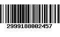 Código de Barras 2999188002457