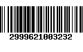 Código de Barras 2999621003232