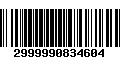 Código de Barras 2999990834604