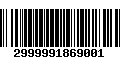 Código de Barras 2999991869001