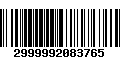 Código de Barras 2999992083765