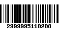 Código de Barras 2999995110208