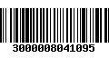 Código de Barras 3000008041095