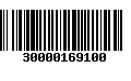 Código de Barras 30000169100