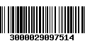 Código de Barras 3000029097514