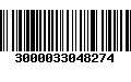 Código de Barras 3000033048274