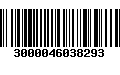 Código de Barras 3000046038293