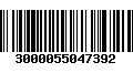 Código de Barras 3000055047392