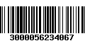 Código de Barras 3000056234067