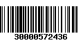 Código de Barras 30000572436