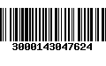 Código de Barras 3000143047624