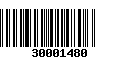 Código de Barras 30001480