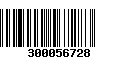 Código de Barras 300056728