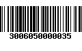 Código de Barras 3006050000035