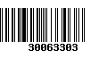 Código de Barras 30063303