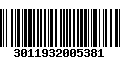 Código de Barras 3011932005381