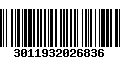 Código de Barras 3011932026836